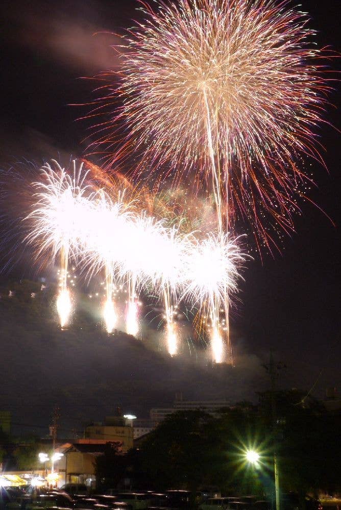 戸倉上山田温泉夏祭りと煙火大会