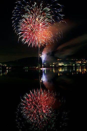白樺湖夏祭り花火大会