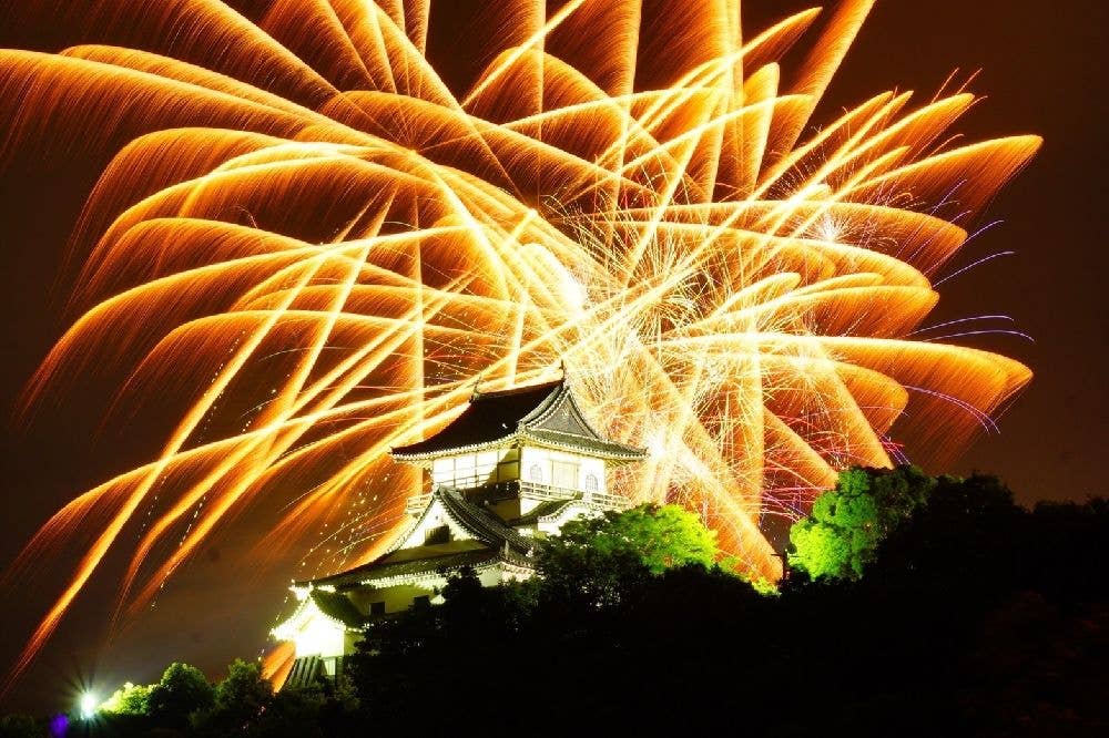 日本ライン夏まつりロングラン花火