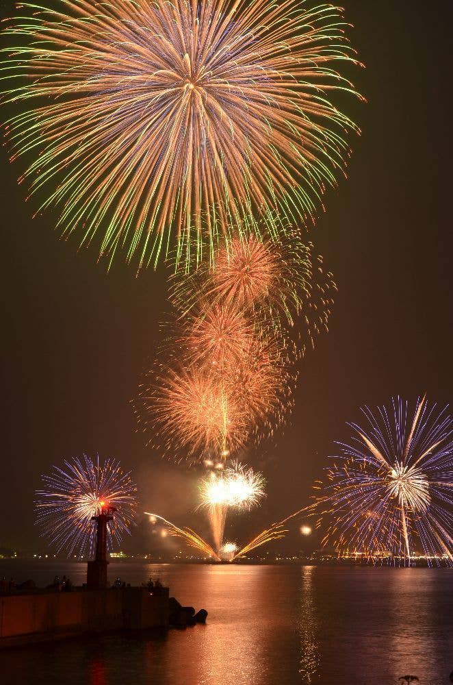 第46回香住ふるさとまつり海上花火大会