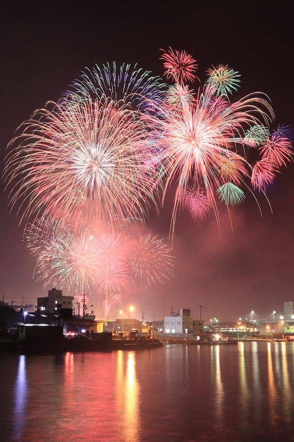 The 71st Matsuyama Port Festival and Mitsuhama Fireworks Festival