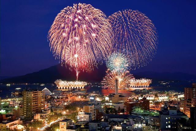 花十勝29.2kg超特大サイズ かごしま錦江湾サマーナイト大花火大会 / 鹿児島県 -【JAPAN 47 GO】
