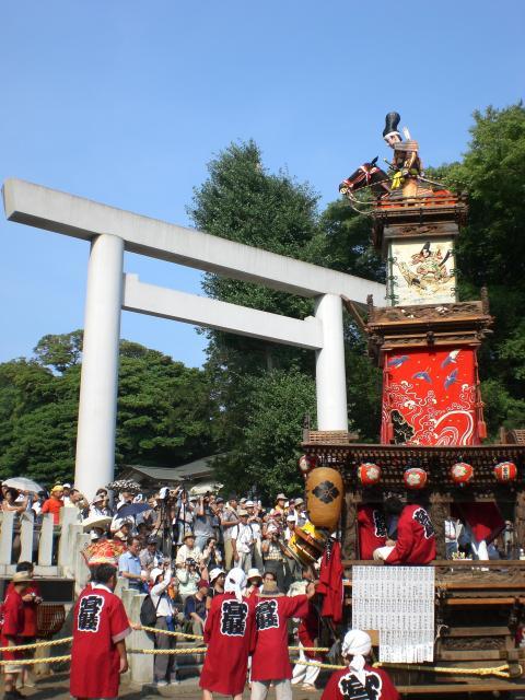 鵠沼皇大神宮 人形山車