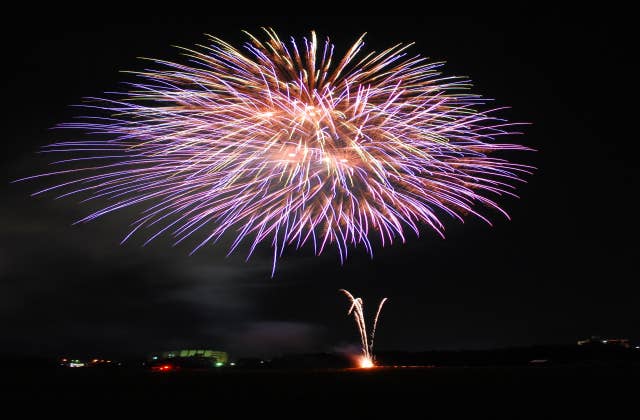 山崎納涼祭り花火