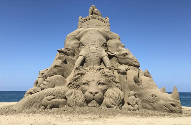 サンドクラフト2018メーン砂像