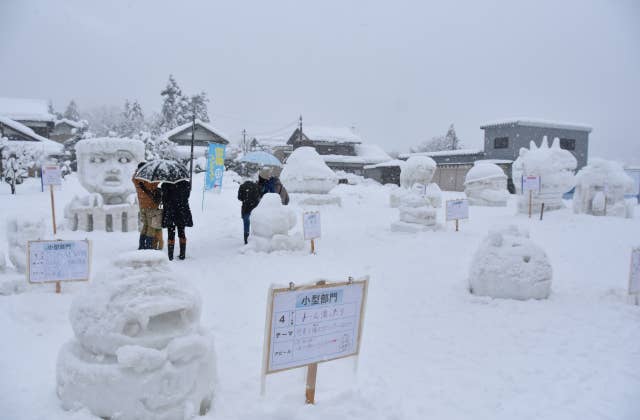 鹿谷雪まつり