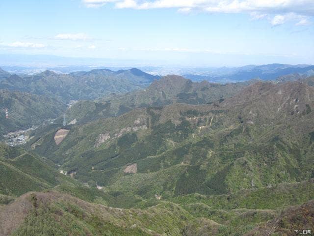 荒船山からの展望