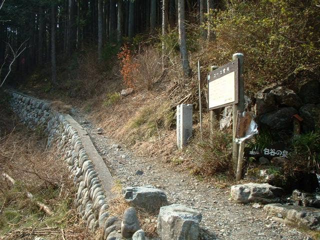 白谷沢登山道