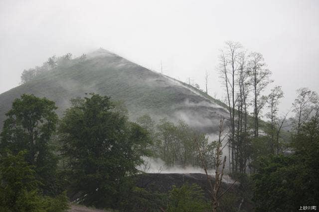 ズリ山 自然発火