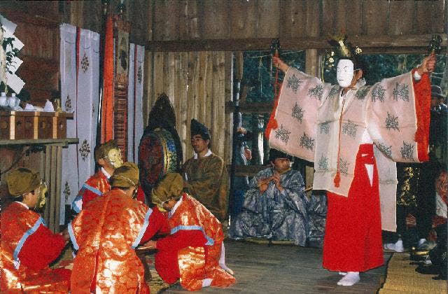 東金砂神社田楽舞（嵐除祭）