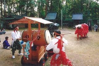 宗形神社奉納獅子舞