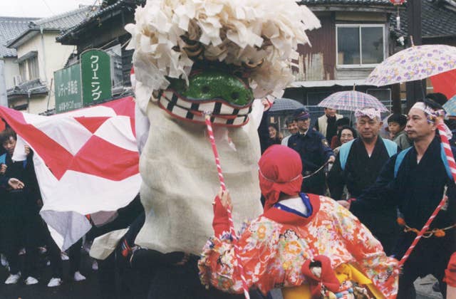 櫛田宮の太神楽