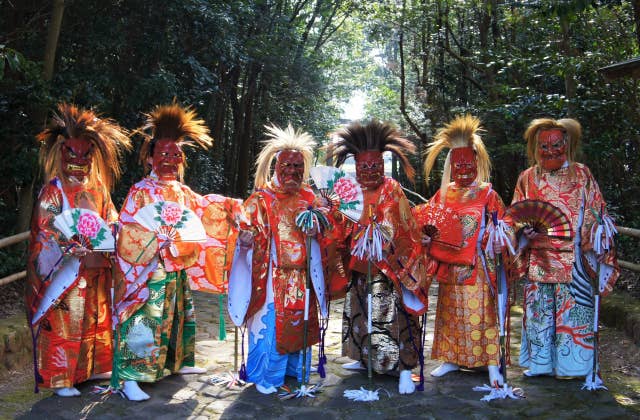 豊前市の岩戸神楽