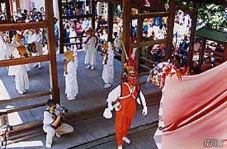 広八幡神社の田楽