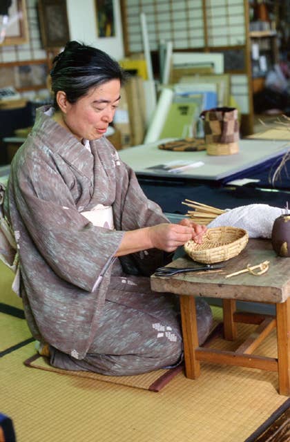 竹皮編み