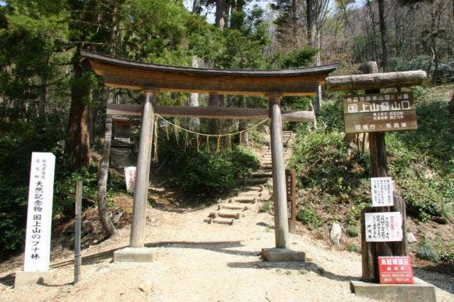 国上山登山口