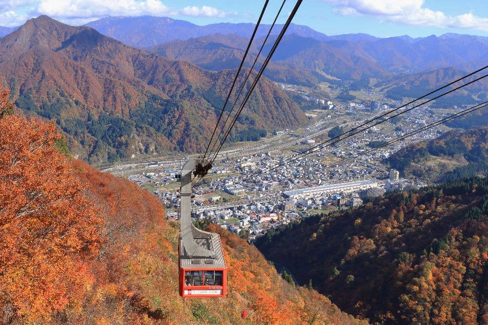 湯沢高原ロープウェイの紅葉