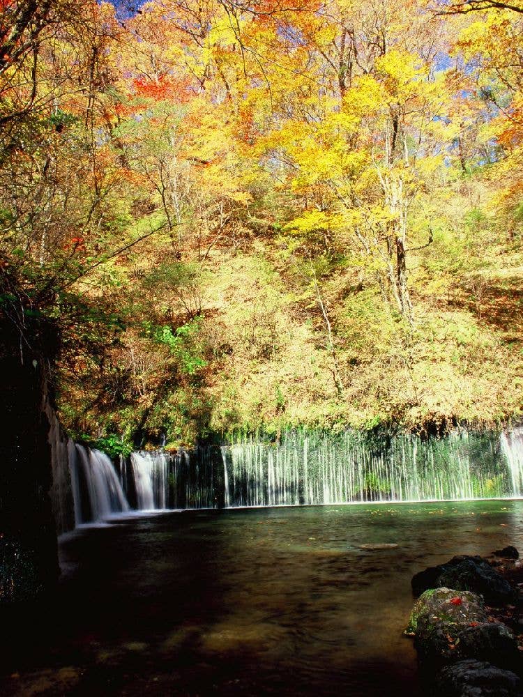 軽井沢（白糸の滝）の紅葉