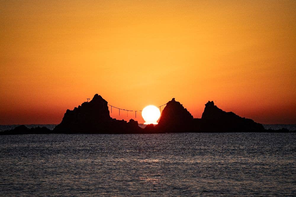 真鶴町　真鶴岬 初日の出