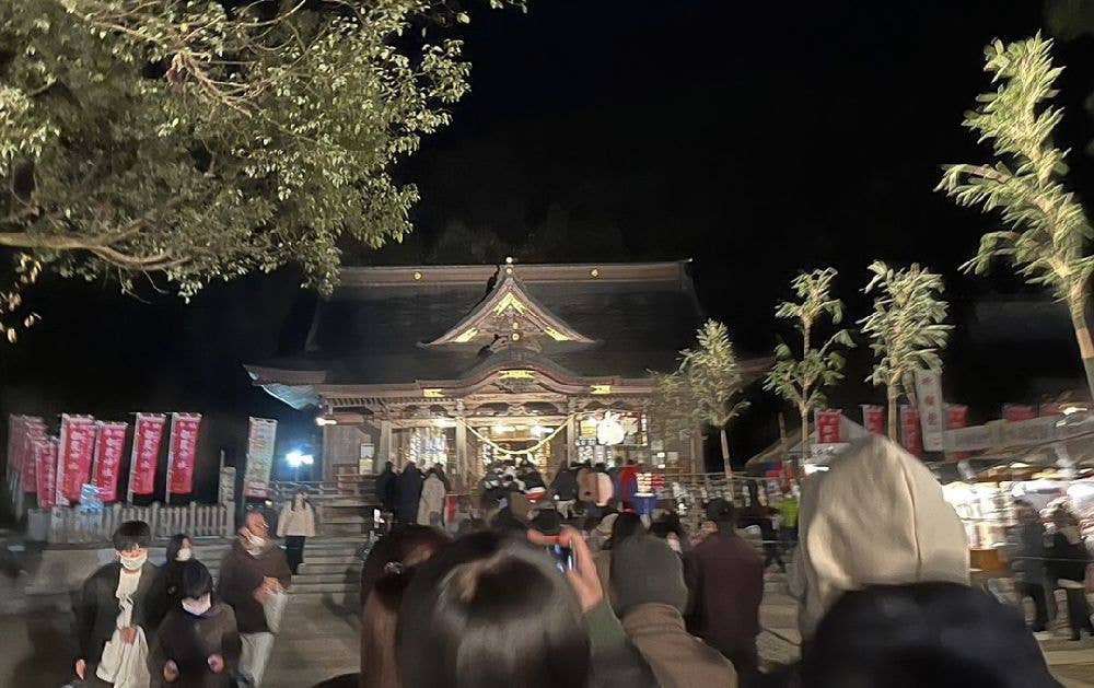 日向国一之宮都農神社 初詣