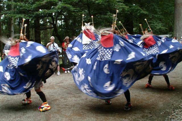 添川両所神社御獅子舞