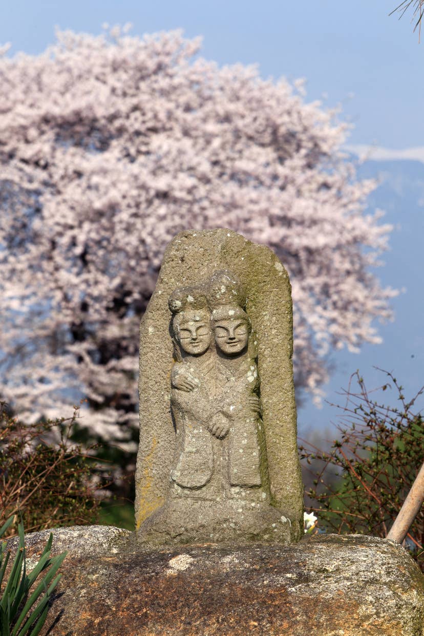 水色の時道祖神