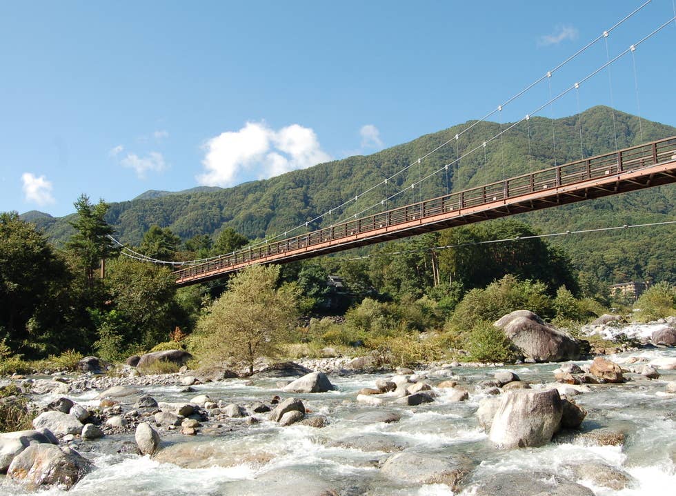 太田切川こまくさ橋