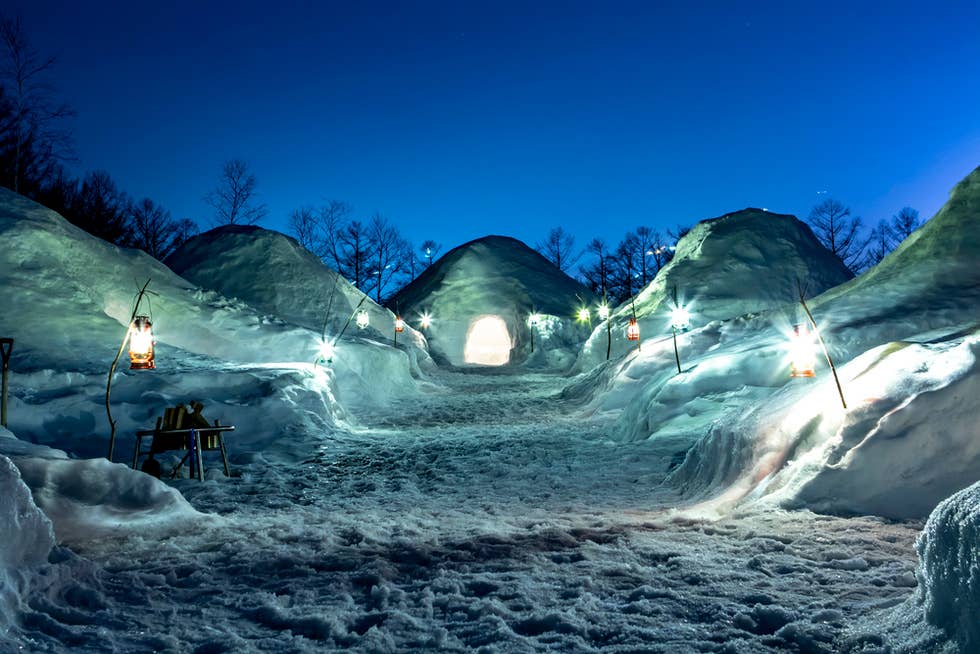 冬はかまくら体験やジビエランチ、雪上車乗車体験など楽しめます。