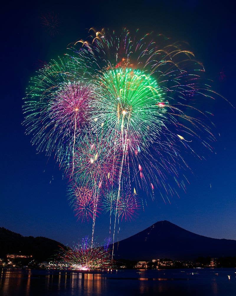 河口湖湖上祭