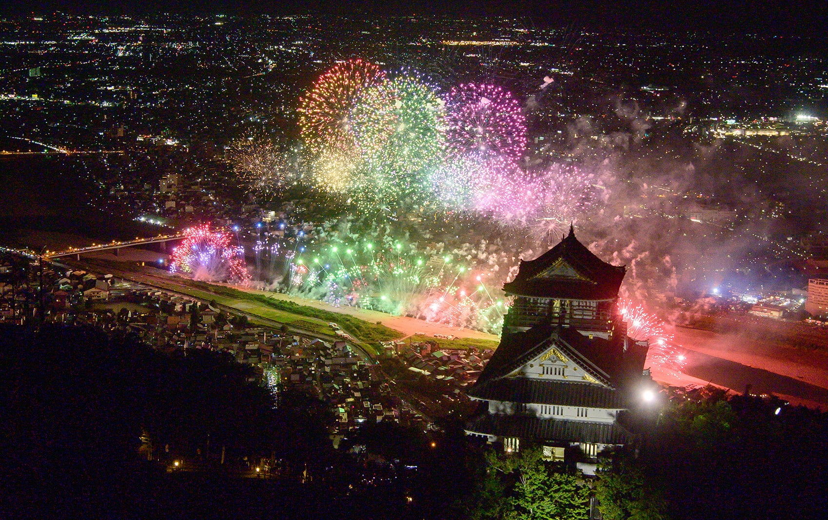Gifu Nagara River Fireworks Festival