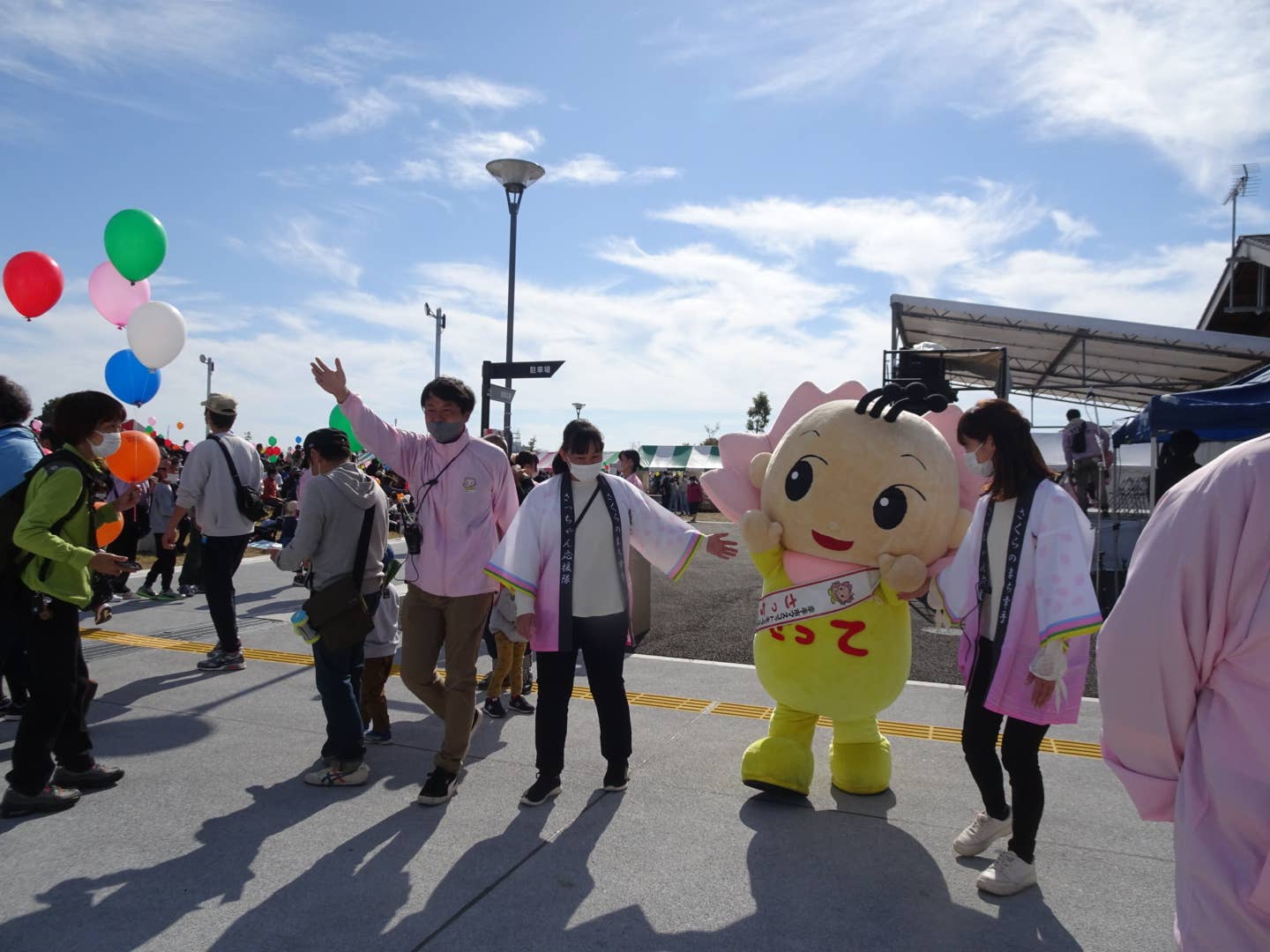 幸手市マスコットキャラクターさっちゃん