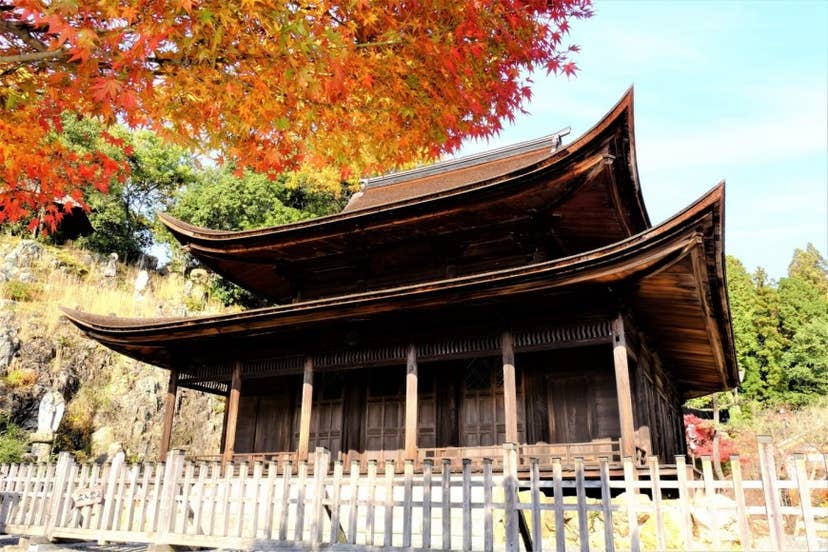 虎渓山永保寺の紅葉