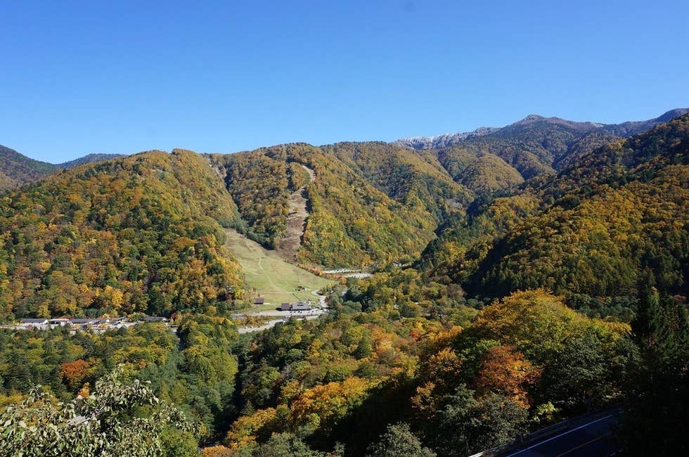 平湯温泉秋