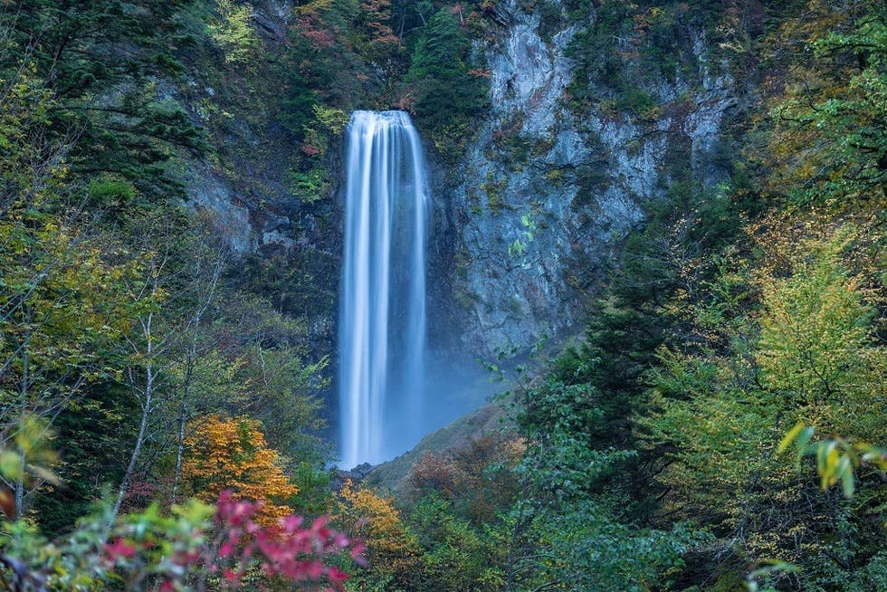 平湯大滝秋