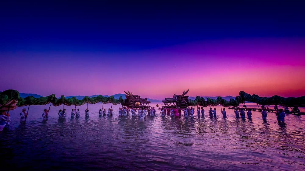 Lake Tazawa Ryujin Festival (Meeting of Ssang yong)