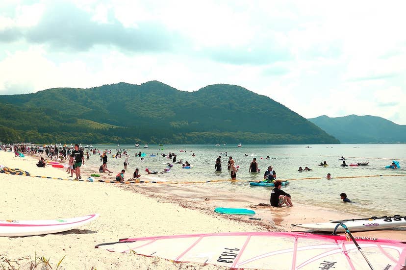田沢湖遊泳場
