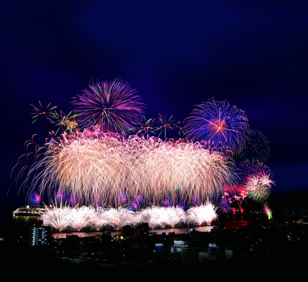 The 78th Anjin Festival Sea Fireworks Festival