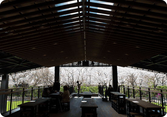 2nd floor terrace seat