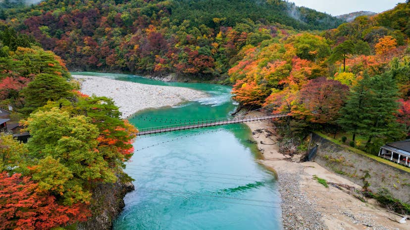 荒川峡もみじラインの紅葉