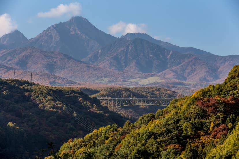 Autumn leaves of Yatsugatake Kogen