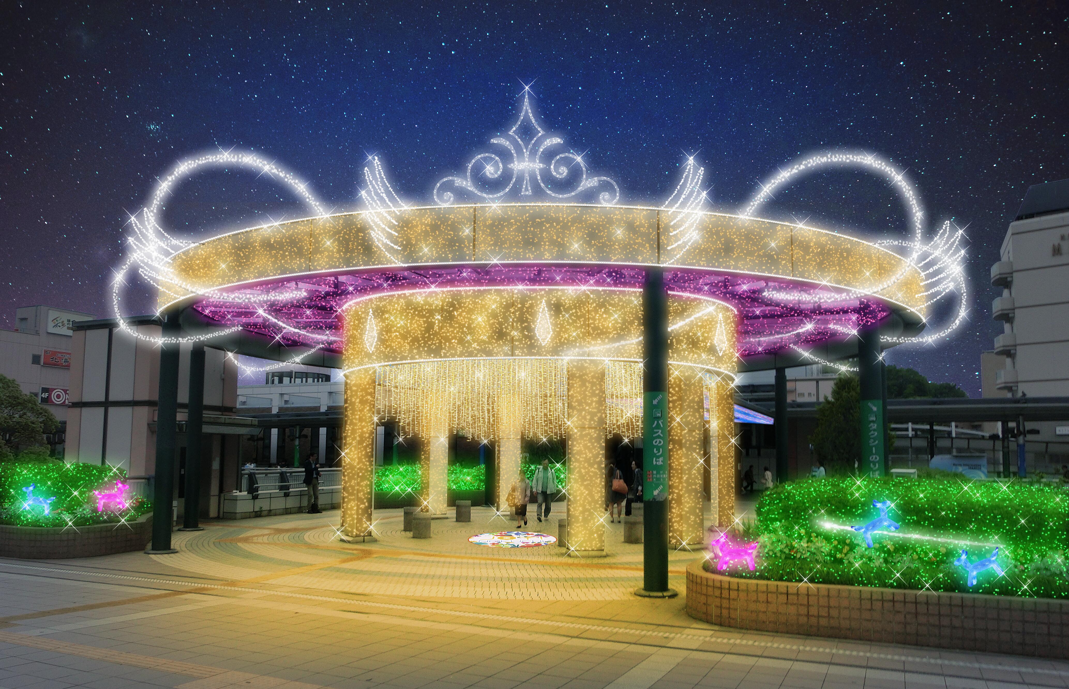 第26回溝口駅前キラリデッキイルミネーション / 神奈川県 -【JAPAN